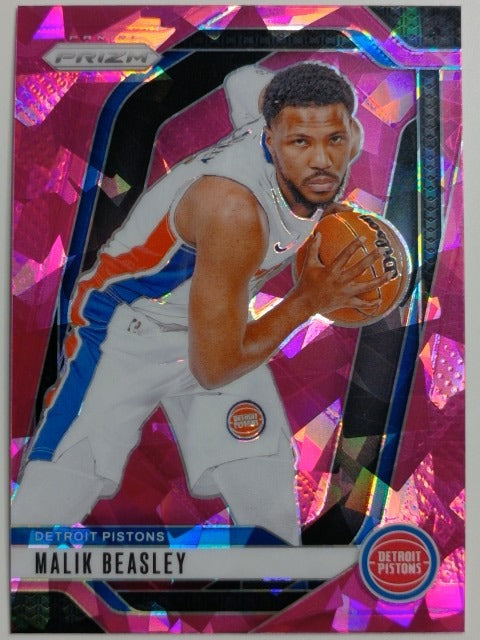 2024-25 Panini Prizm Basketball Prizm Pink Ice Malik Beasley #211