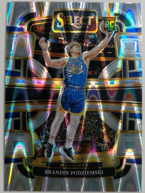 2023-24 Panini Select Basketball Tectonic Prizm Brandin Podziemski #93 RC
