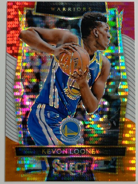 2016-17 Panini Select Basketball Tri-Color Prizm Kevon Looney #55