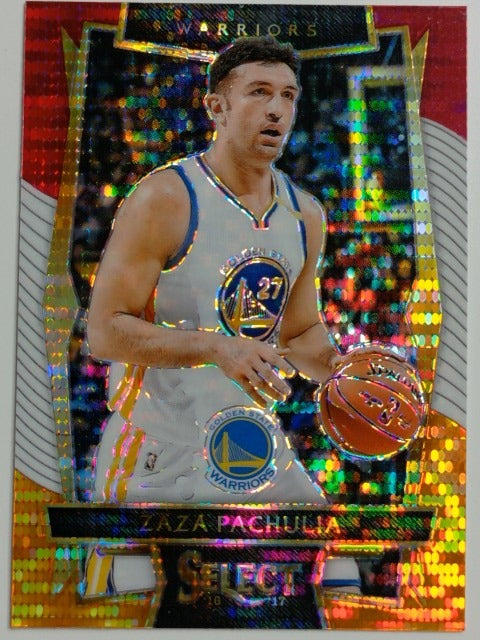 2016-17 Panini Select Basketball Tri-Color Prizm Zaza Pachulia #9