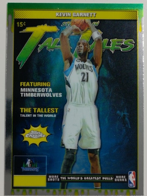 2025-26 Topps Chrome Basketball Tall Tales Kevin Garnett #TT-14