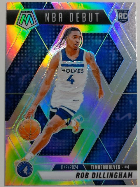 2024-25 Panini Mosaic Basketball Silver Rob Dillingham #270 RC