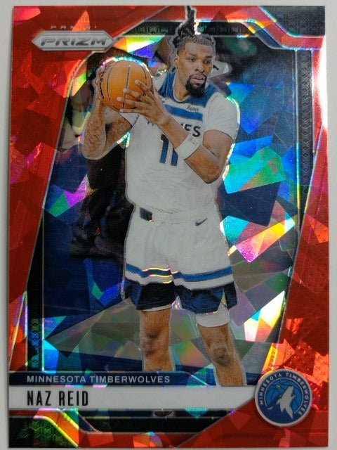 2024-25 Panini Prizm Basketball Prizm Red Ice Naz Reid #176