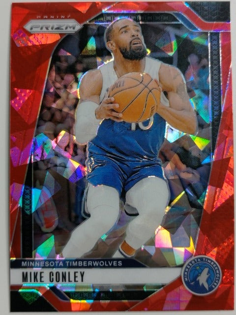 2024-25 Panini Prizm Basketball Prizm Red Ice Mike Conley #137