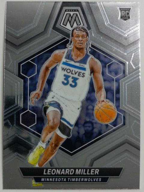 2023-24 Panini Mosaic Basketball Leonard Miller #213 RC
