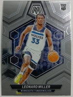 2023-24 Panini Mosaic Basketball Leonard Miller #213 RC