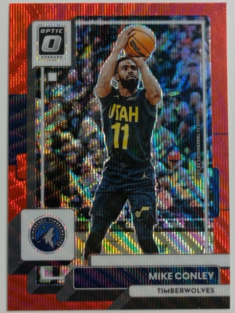 2022-23 Donruss Optic Basketball Red Wave Mike Conley #40