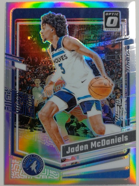 2023-24 Donruss Optic Basketball Holo Jaden McDaniels #118