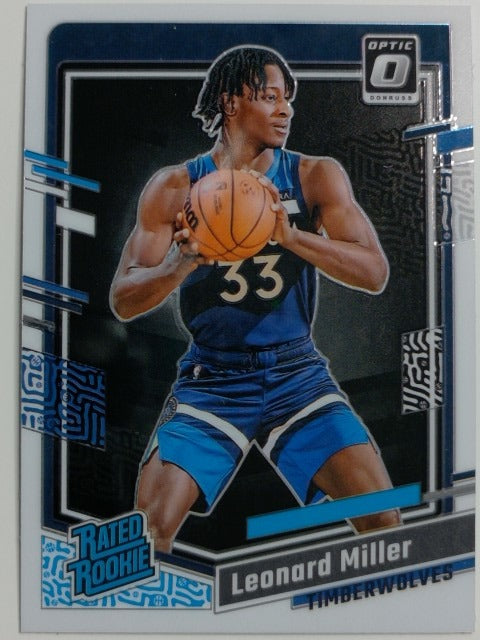 2023-24 Donruss Optic Basketball Leonard Miller #234 RC