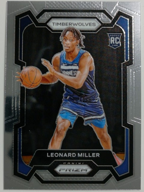 2023-24 Panini Prizm Basketball Leonard Miller #155 RC
