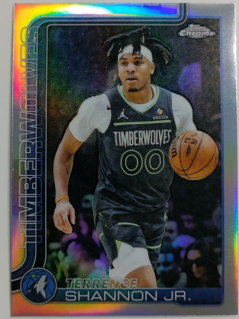 2025-26 Topps Chrome Basketball Refractor Terrence Shannon Jr. #198