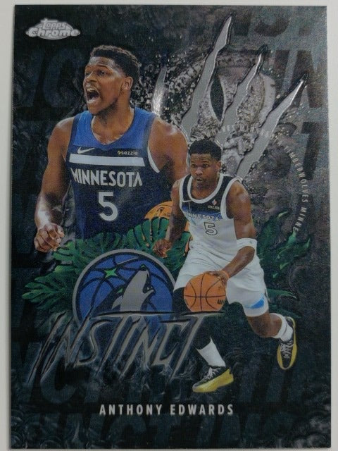 2025-26 Topps Chrome Basketball Instinct Anthony Edwards #?INS-7