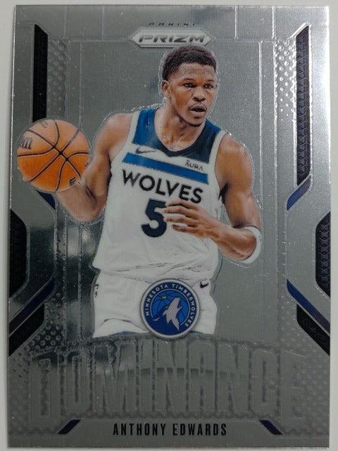 2024-25 Panini Prizm Basketball Dominance Anthony Edwards #9