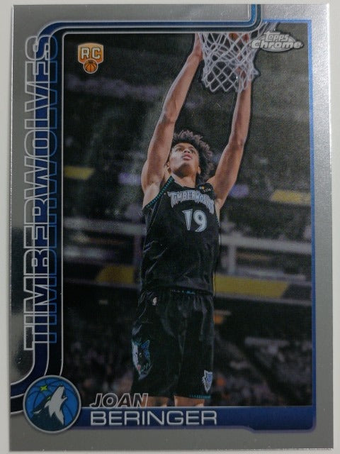 2025-26 Topps Chrome Update Basketball Joan Beringer #167 RC