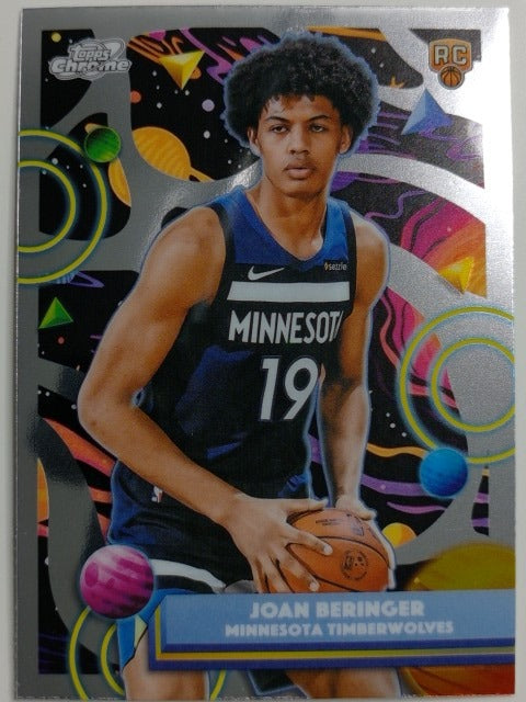 2025-26 Topps Chrome Cosmic Basketball Joan Beringer #162 RC