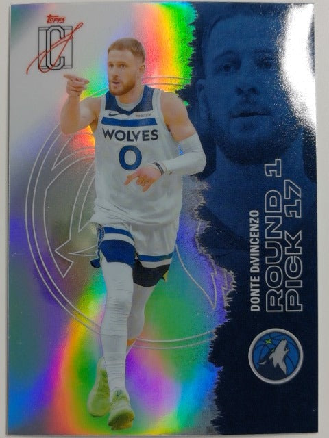 2025-26 Topps Signature Class Basketball Chrome Refractor Donte DiVincenzo #91
