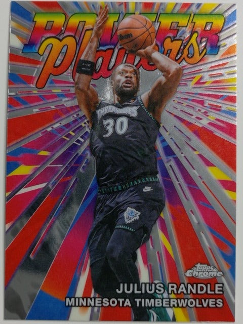 2025-26 Topps Chrome Update Basketball Power Players Julius Randle #PP-19