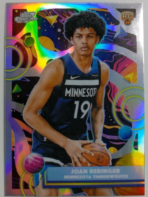 2025-26 Topps Chrome Cosmic Basketball Refractor Joan Beringer #162 RC
