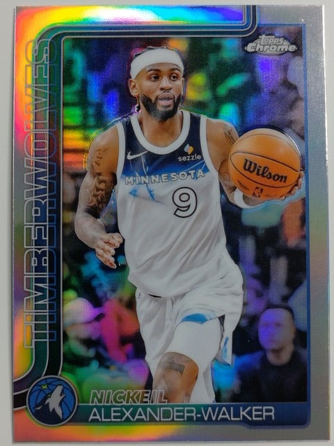 2025-26 Topps Chrome Basketball Refractor Nickeil Alexander-Walker #193
