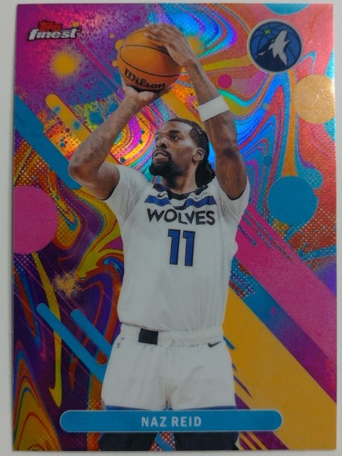 2025-26 Finest Basketball Oil Spill Refractor Naz Reid #64