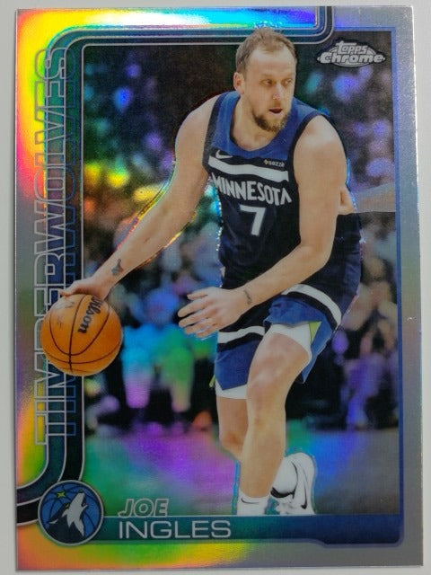 2025-26 Topps Chrome Basketball Refractor Joe Ingles #142
