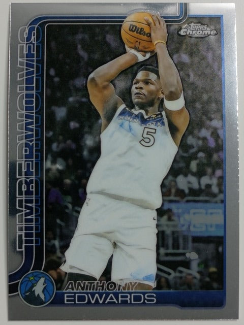 2025-26 Topps Chrome Basketball Anthony Edwards #151