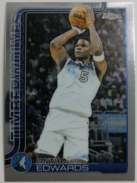 2025-26 Topps Chrome Basketball Anthony Edwards #151