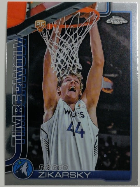 2025-26 Topps Chrome Basketball Rocco Zikarsky #296 RC