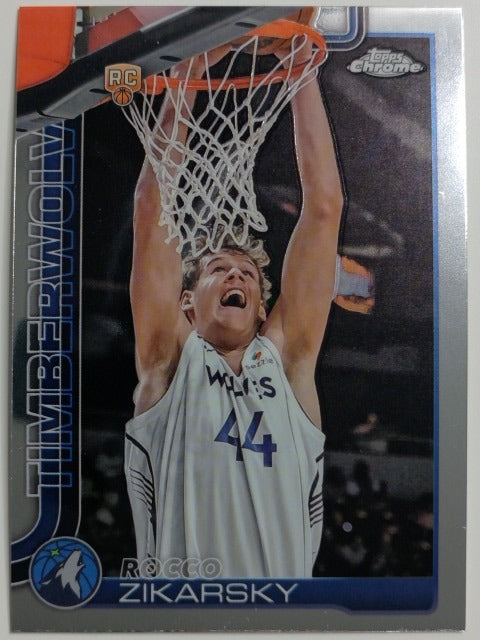 2025-26 Topps Chrome Basketball Rocco Zikarsky #296 RC