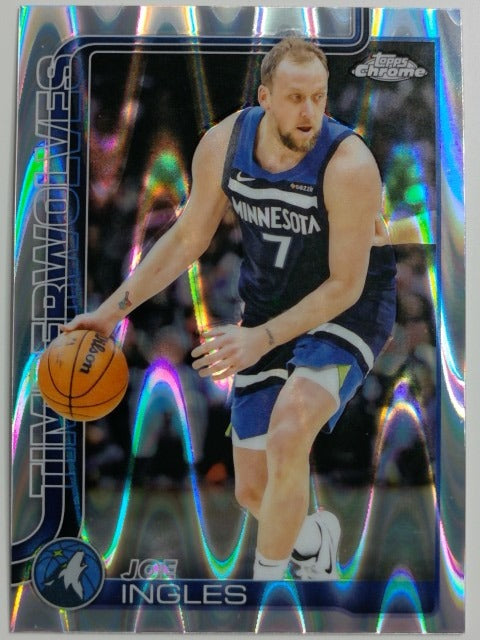 2025-26 Topps Chrome Basketball RayWave Refractor Joe Ingles #142