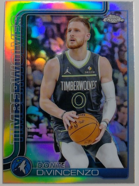 2025-26 Topps Chrome Basketball Refractor Donte DiVincenzo #145