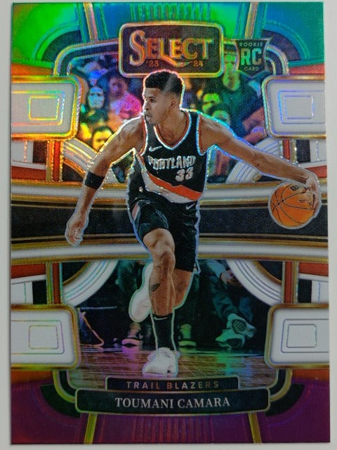 2023-24 Panini Select Basketball Tri-Color Prizm Toumani Camara #81 RC
