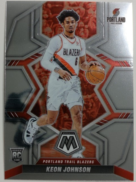 2021-22 Panini Mosaic Basketball Keon Johnson #225 RC
