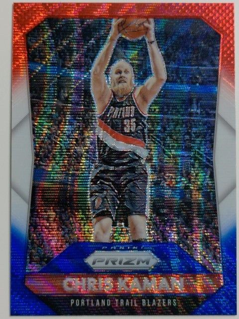 2015-16 Panini Prizm Basketball Red, White & Blue Prizm Chris Kaman #189