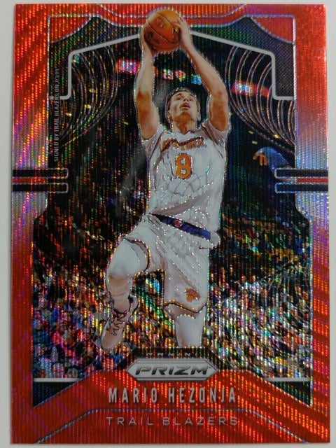 2019-20 Panini Prizm Basketball Prizm Ruby Wave Mario Hezonja #219