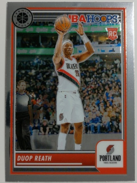 2023-24 Hoops Premium Stock Basketball Duop Reath #111