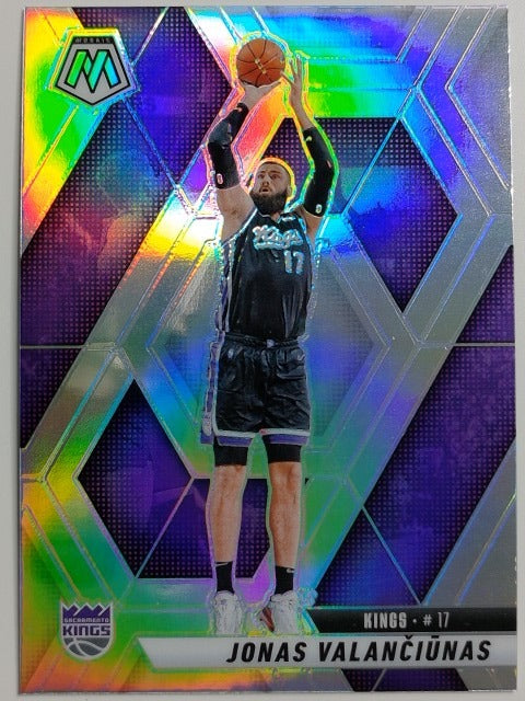 2024-25 Panini Mosaic Basketball Silver Jonas Valanciunas #169