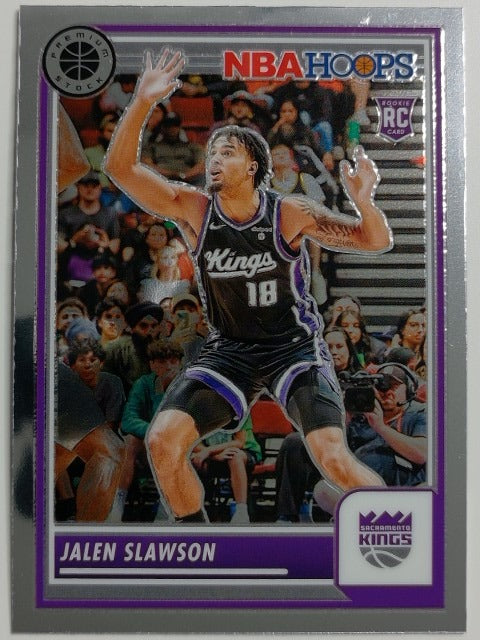 2023-24 Hoops Premium Stock Basketball Jalen Slawson #58 RC
