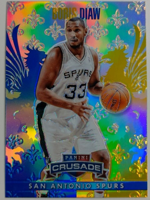 2013-14 Panini Crusade Basketball Crusade Blue Boris Diaw #20