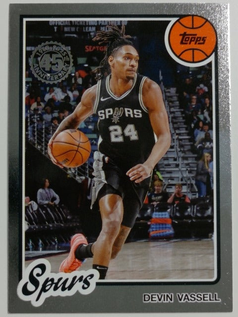 2025-26 Topps Basketball 1980-81 Topps Basketball Devin Vassell #80BK-7