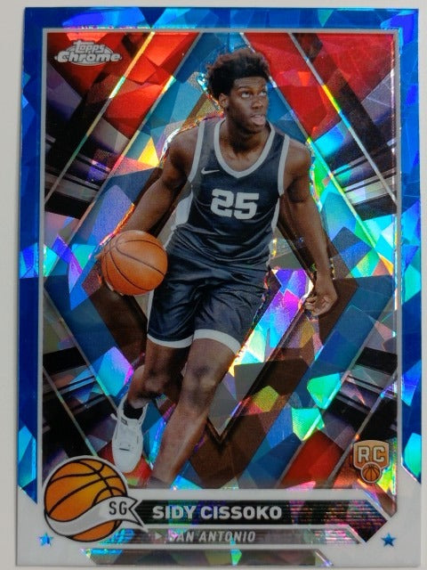2023-24 Topps Chrome Sapphire Edition Basketball Sidy Cissoko #57 RC