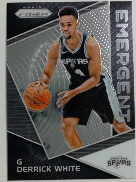 2017-18 Panini Prizm Basketball Emergent Derrick White #EM-DER