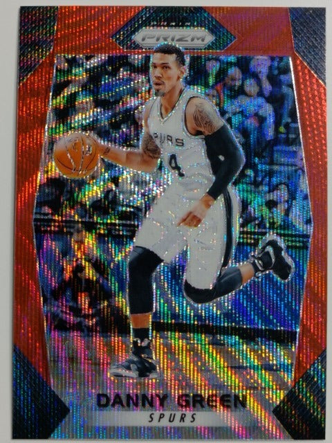 2017-18 Panini Prizm Basketball Prizm Ruby Wave Danny Green #299