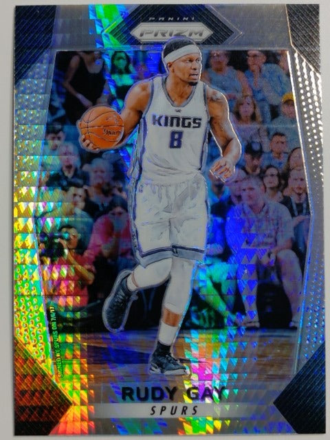 2017-18 Panini Prizm Basketball Prizm Hyper Rudy Gay #296