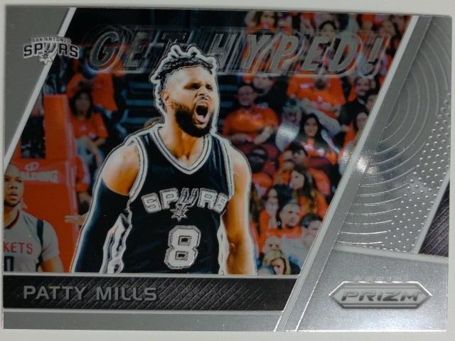 2017-18 Panini Prizm Basketball Get Hyped! Patty Mills #GH-PM