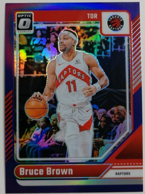2024-25 Donruss Optic Basketball Purple Bruce Brown #105