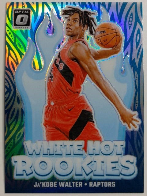 2024-25 Donruss Optic Basketball White Hot Rookies Holo Ja'Kobe Walter #13