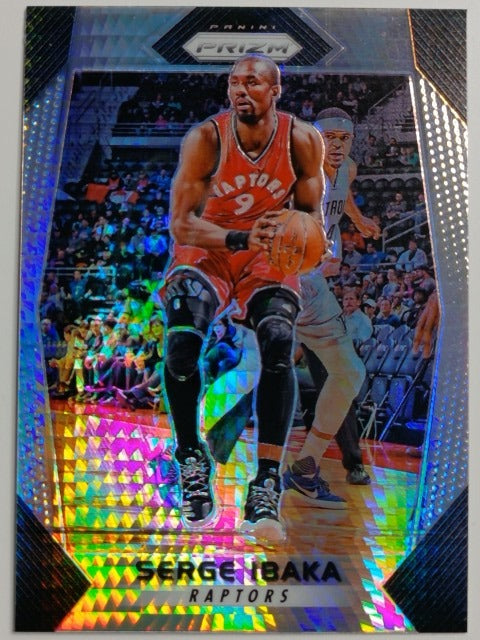 2017-18 Panini Prizm Basketball Prizm Hyper Serge Ibaka #36