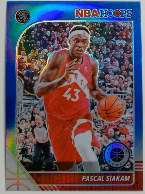 2019-20 Hoops Premium Stock Basketball Prizm Blue Pascal Siakam #182