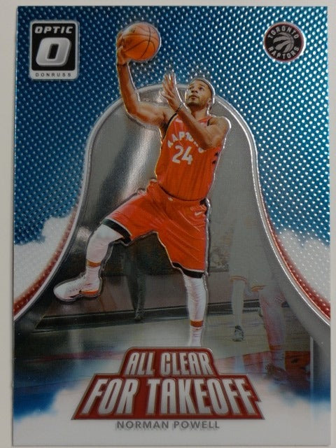 2017-18 Donruss Optic Basketball All Clear for Takeoff Norman Powell #2